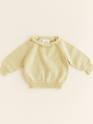 Hvid Sweater Georgette - Light Yellow