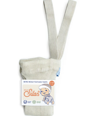 Silly Silas - Wooly Footless Tights - Cream Blend