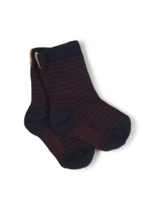Nixnut - Stripe Socks - Bordeaux Stripe