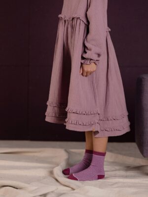Nixnut - Stripe Socks - Violet Stripe