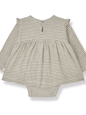 1+ In The Family - Izet Body Dress - Oatmeal/Taupe