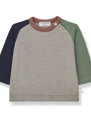 1+ In The Family - Jos College T-Shirt - Taupe