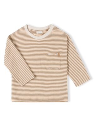 Nixnut - Drop Shirt - Caramel Stripe