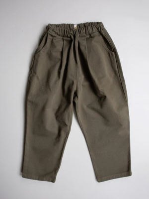 The Simple Folk - The Twill Trouser - Olive