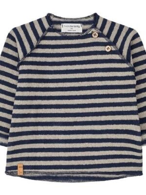 1+ In The Family - Alex Sweater - Navy/Taupe