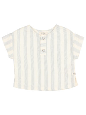 búho - BB Stripes Shirt - Sky Grey