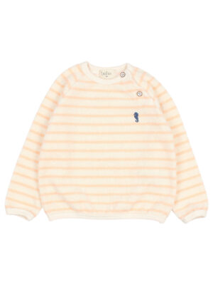 búho - Terry Stripes Sweatshirt - Light Pink