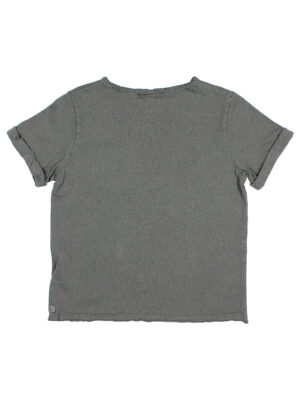 búho - Pocket Linen T-Shirt - Graphite