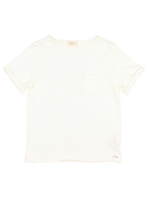 búho - Pocket Linen T-Shirt - White