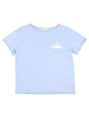 búho - Sunset T-Shirt - Placid Blue