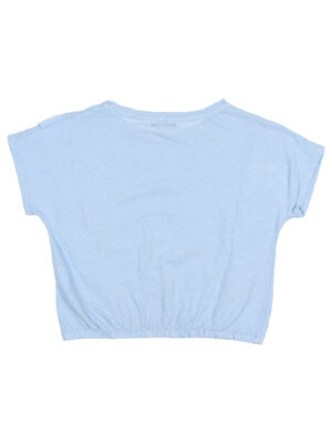 búho - Girly Linen T-Shirt - Placid Blue