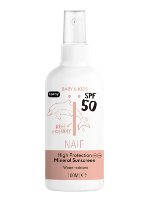 Naïf - Minerale Zonnebrandspray SPF50 voor Baby & Kids - 100ml