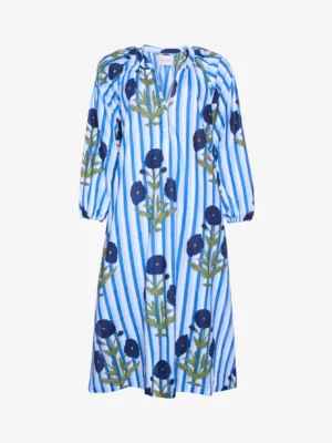 Sissel Edelbo - Lara Organic Cotton Dress- True Blue - Onesize