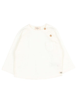 Búho Baby Pocket T-Shirt - Ecru