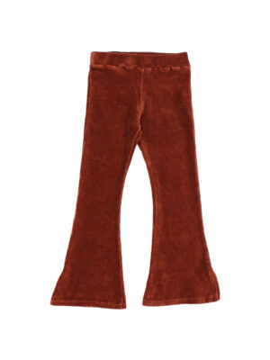 Búho Rib Velvet Pants - Henna