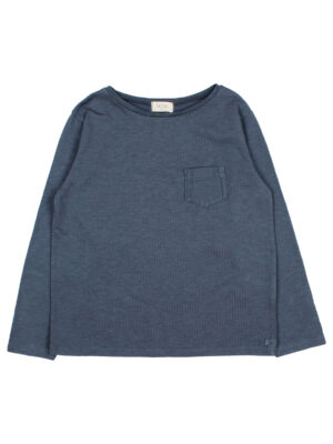 Búho Pocket T-Shirt - Antic Blue