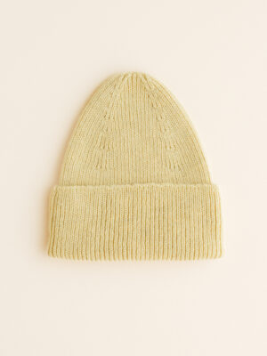 Hvid - Beanie Fonzie - Light Yellow