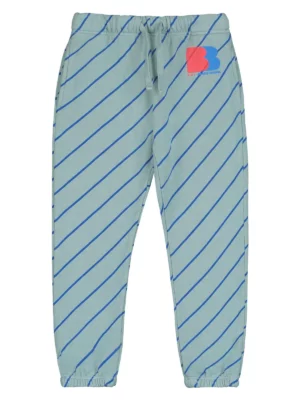 Bonmot - Jogger Trouser Diagonal Lines - Iceberg