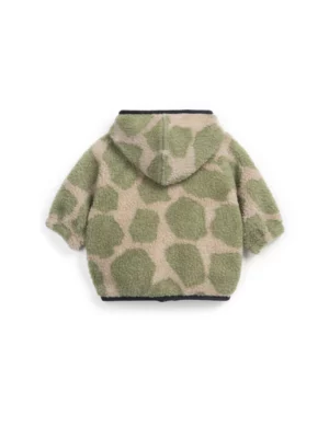 Play Up - Fur Jacquard Jacket - Pine