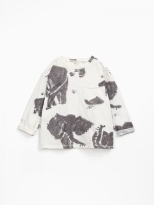 Play Up - Printed Flame Jersey Longsleeve T-shirt - Sheep