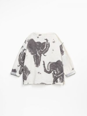 Play Up - Printed Flame Jersey Longsleeve T-shirt - Sheep