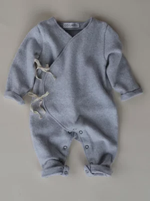 Co Label - Warm Eddy Babysuit - Grey Melange