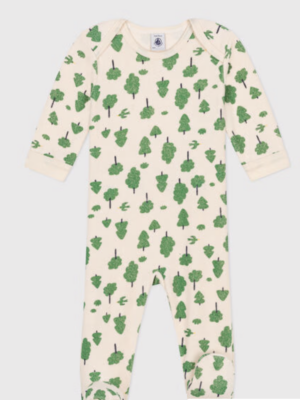 Petit Bateau - Babypyjama Badstof Boompjesprint