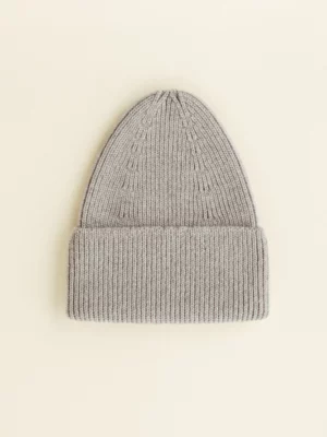 Hvid - Beanie Fonzie - Pebble