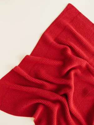 Hvid - Blanket Gaston - Apple Red