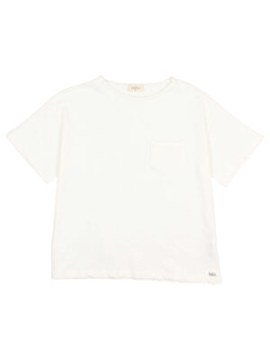 búho - Pocket Linen T-Shirt - White