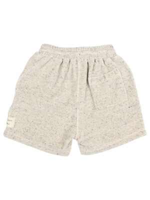 búho - Terry Botonato Bermuda Jogger - Grey Melange