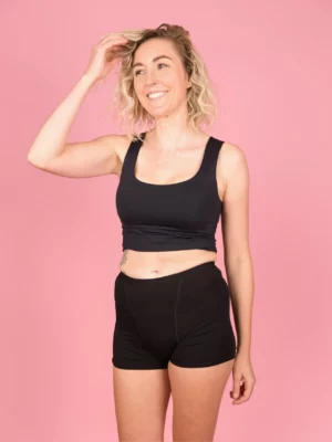 moi et marie. - Luna Menstruatie Nacht Boxershort Zwart