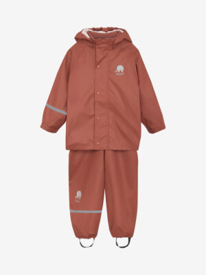 CeLaVi Regenpak 2-delig - Terracotta