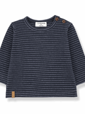 1+ In The Family - Olaf Long Sleeve T-Shirt - Denim